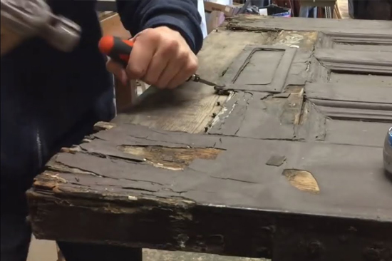 San Lorenzo-wooden-door-repair